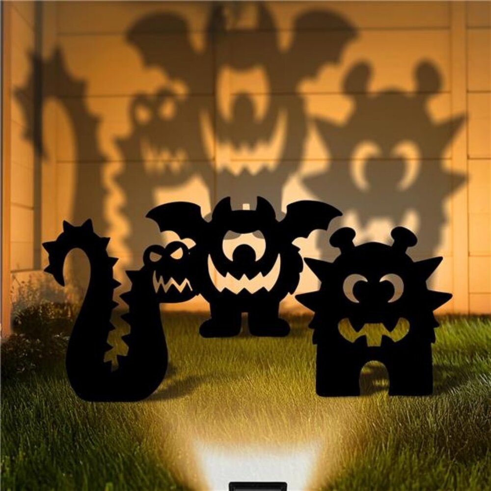 6 Pcs Halloween Yard Signs Decorations Outdoor, Halloween Monster Stakes